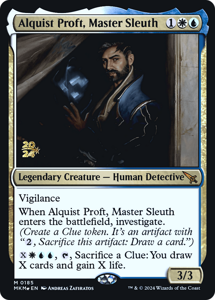 Alquist Proft, Master Sleuth [Murders at Karlov Manor Prerelease Promos] | Mega City Incorporated