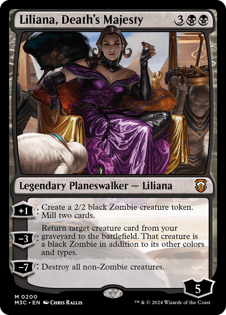 Liliana, Death's Majesty (Ripple Foil) [Modern Horizons 3 Commander] | Mega City Incorporated