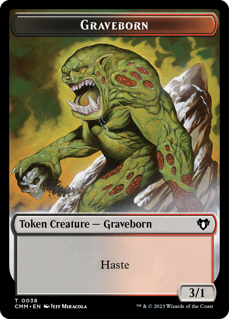 Thopter // Graveborn Double-Sided Token [Commander Masters Tokens] | Mega City Incorporated