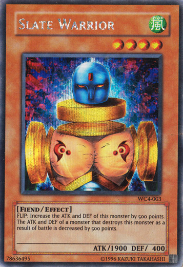 Slate Warrior [WC4-003] Secret Rare | Mega City Incorporated