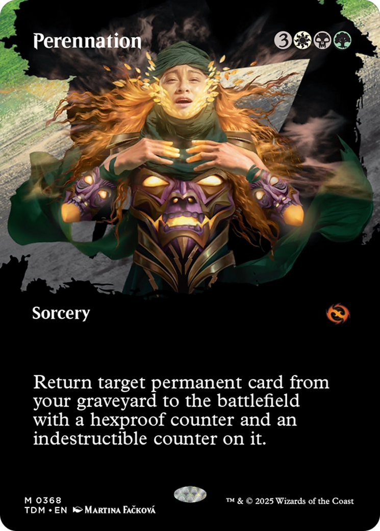 Perennation (Borderless) [Tarkir: Dragonstorm] | Mega City Incorporated