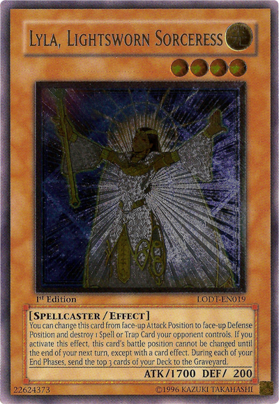 Lyla, Lightsworn Sorceress [LODT-EN019] Ultimate Rare | Mega City Incorporated