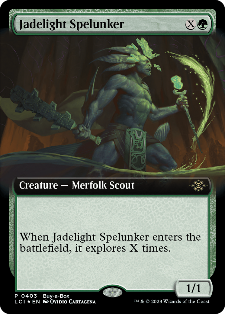 Jadelight Spelunker (Extended Art) (Buy-A-Box) [The Lost Caverns of Ixalan Promos] | Mega City Incorporated