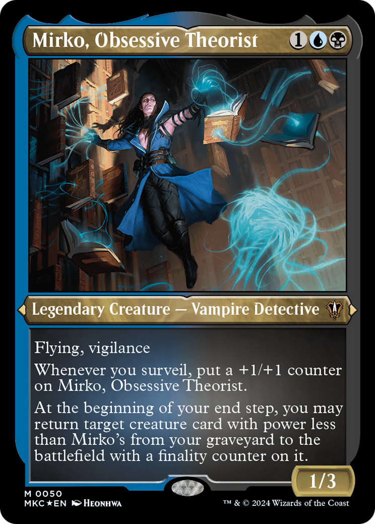 Mirko, Obsessive Theorist (Display Commander) [Murders at Karlov Manor Commander] | Mega City Incorporated