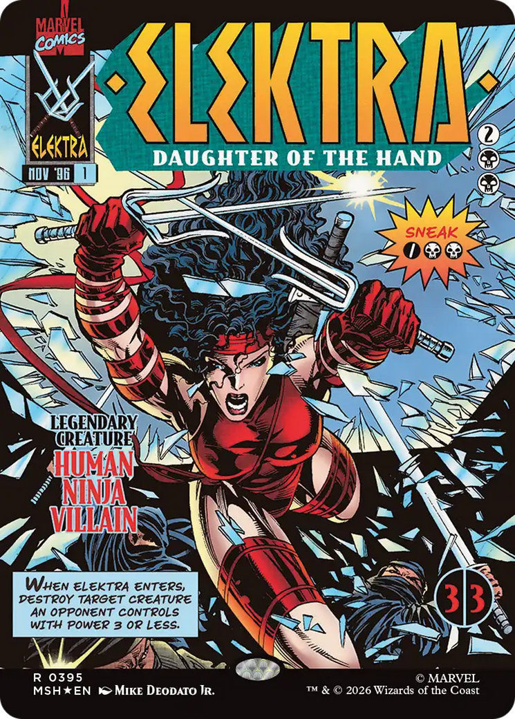 Elektra, Daughter of the Hand (Borderless) (395) [Marvel Super Heroes] | Mega City Incorporated