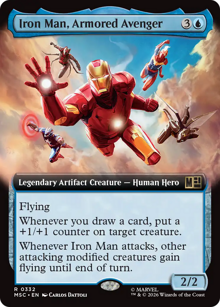 Iron Man, Armored Avenger (Extended Art) [Marvel Super Heroes Commander] | Mega City Incorporated