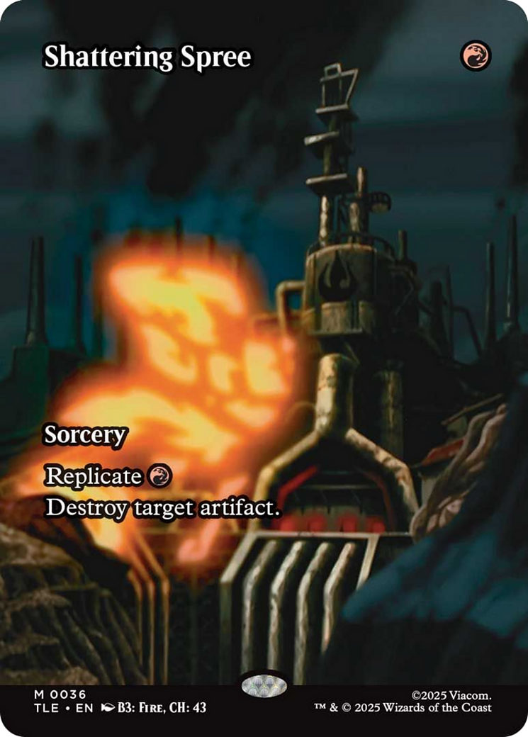 Shattering Spree (Borderless) [Avatar: The Last Airbender: Eternal-Legal] | Mega City Incorporated