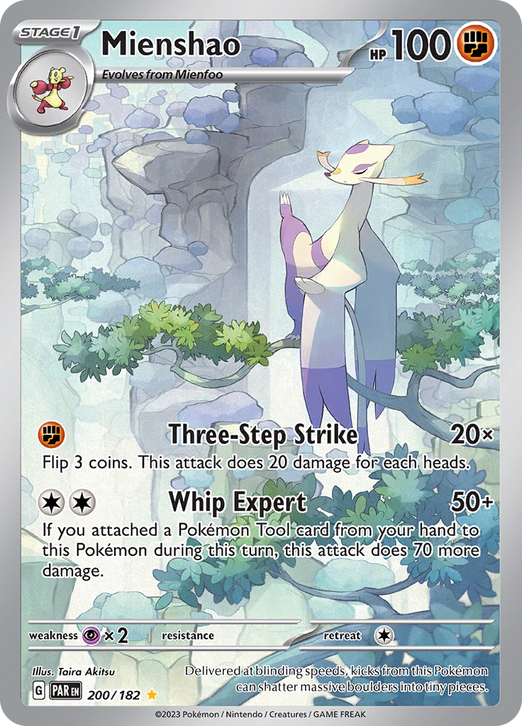 Mienshao (200/182) [Scarlet & Violet: Paradox Rift] | Mega City Incorporated