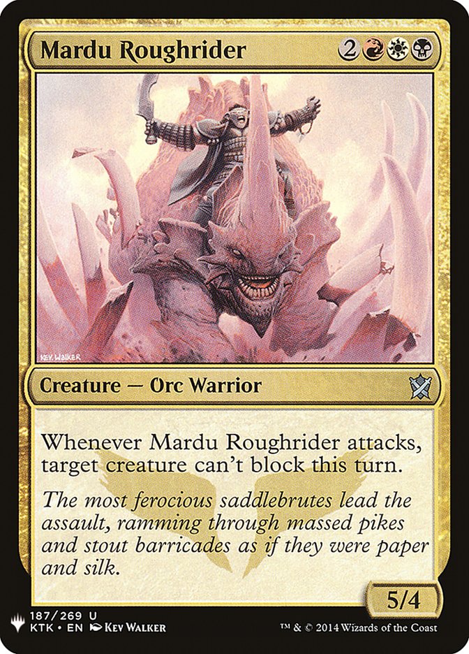 Mardu Roughrider [Mystery Booster] | Mega City Incorporated