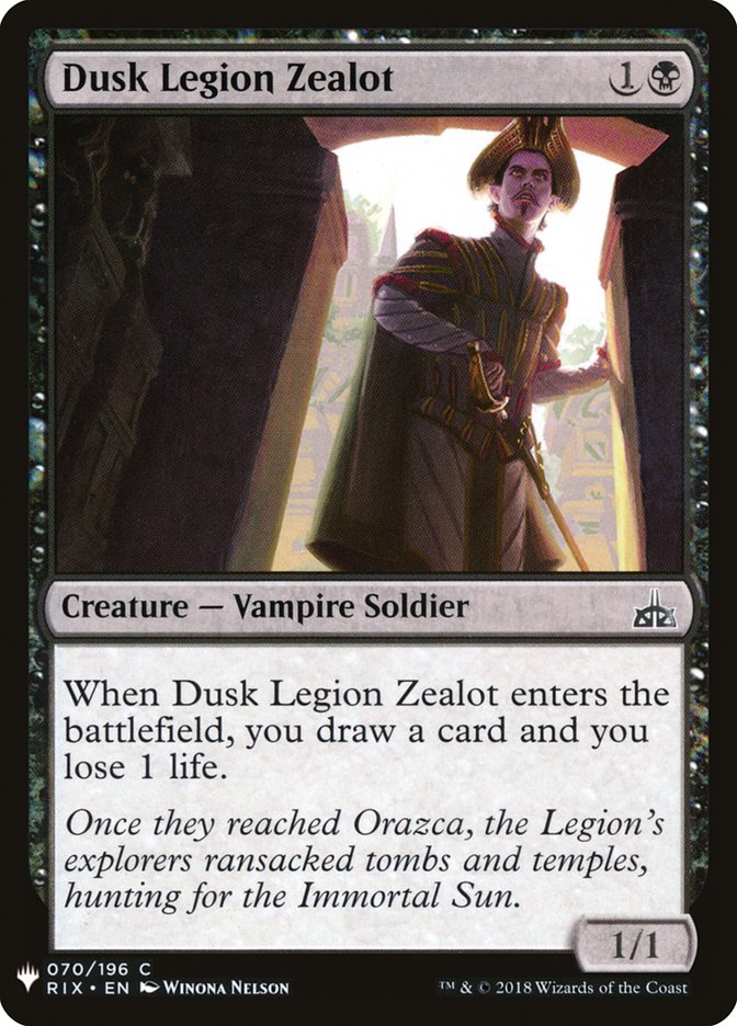 Dusk Legion Zealot [Mystery Booster] | Mega City Incorporated