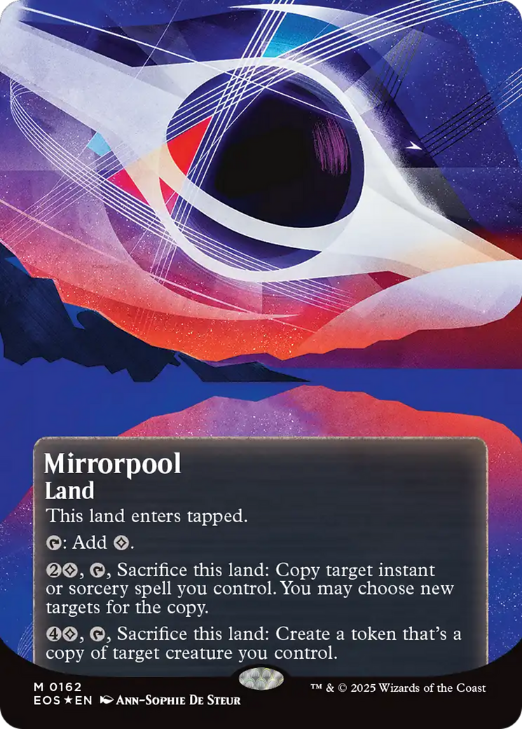 Mirrorpool (0162) (Borderless) (Galaxy Foil) [Edge of Eternities: Stellar Sights] | Mega City Incorporated