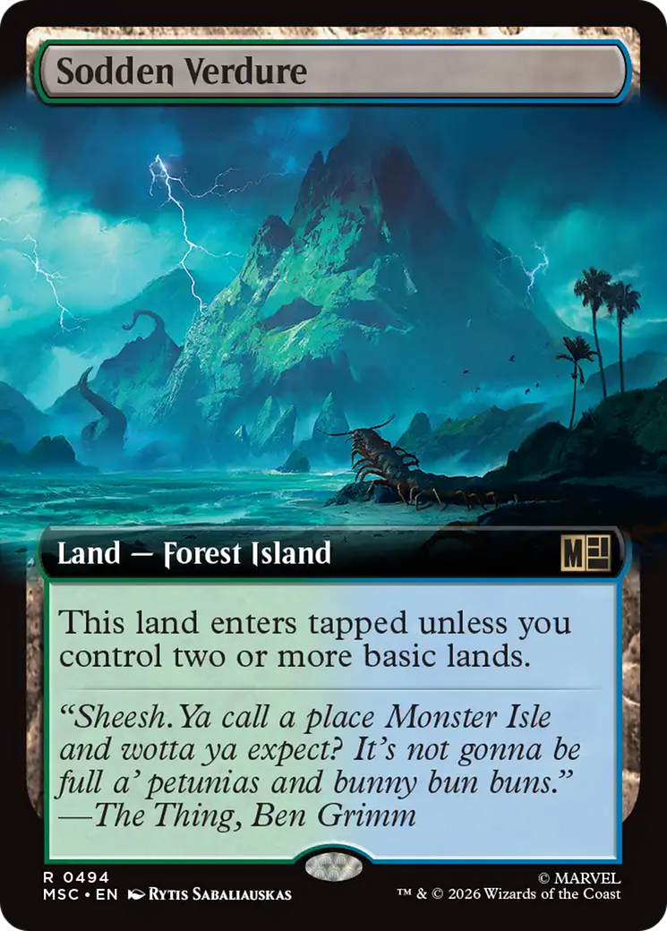 Sodden Verdure (Extended Art) [Marvel Super Heroes Commander] | Mega City Incorporated