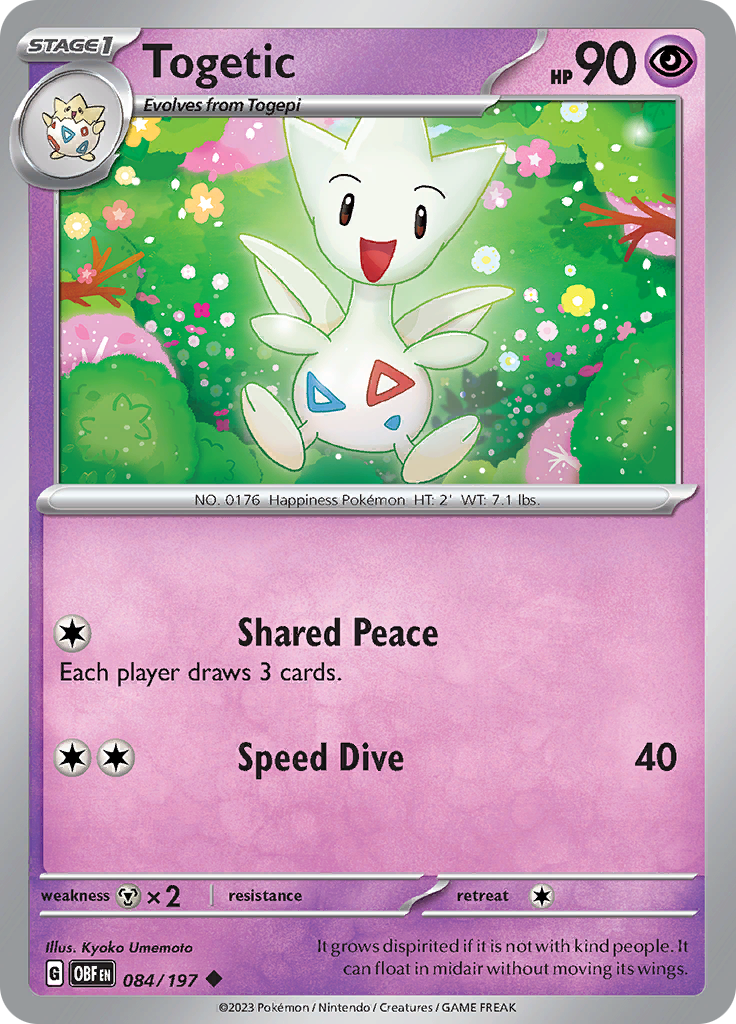 Togetic (084/197) [Scarlet & Violet: Obsidian Flames] | Mega City Incorporated