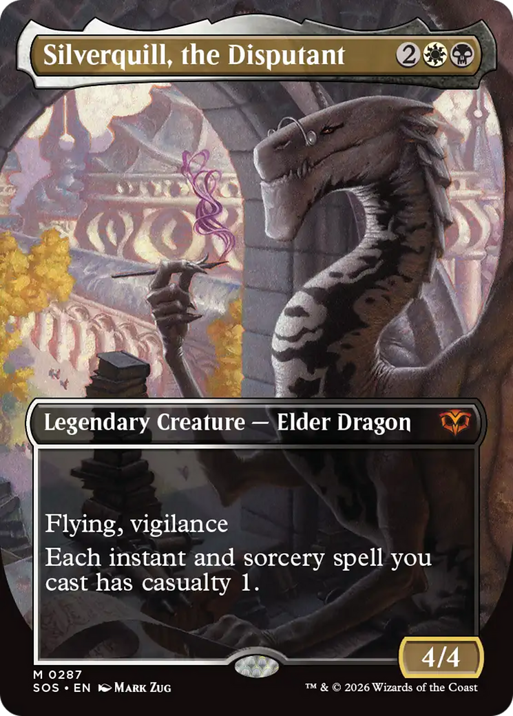 Silverquill, the Disputant (Borderless) [Secrets of Strixhaven] | Mega City Incorporated