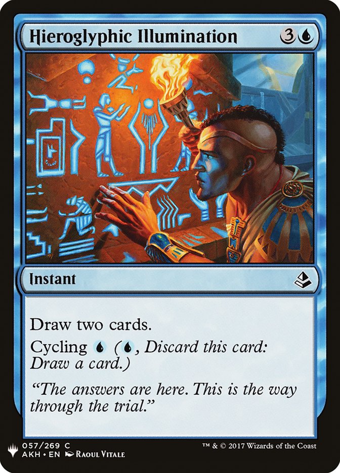 Hieroglyphic Illumination [Mystery Booster] | Mega City Incorporated