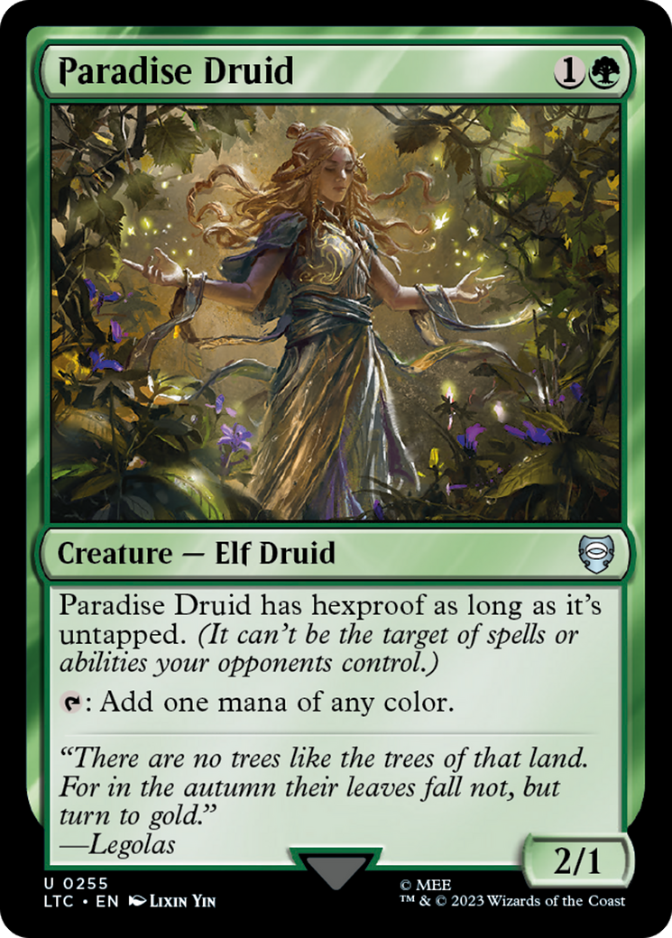 Paradise Druid [The Lord of the Rings: Tales of Middle-Earth Commander] | Mega City Incorporated