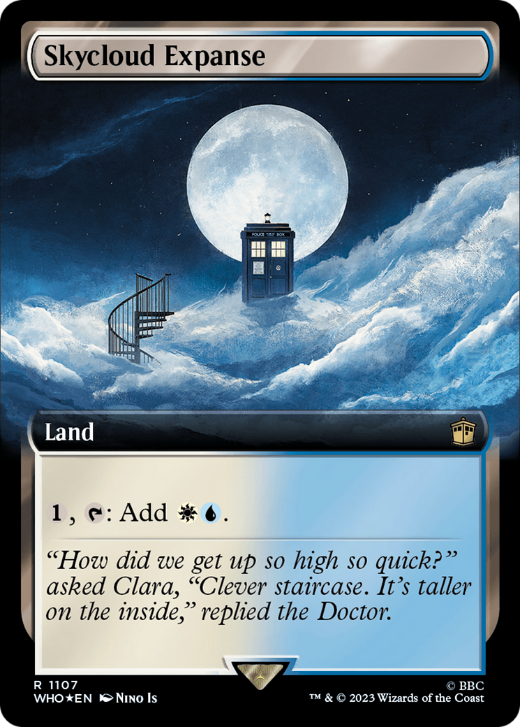 Skycloud Expanse (Extended Art) (Surge Foil) [Doctor Who] | Mega City Incorporated