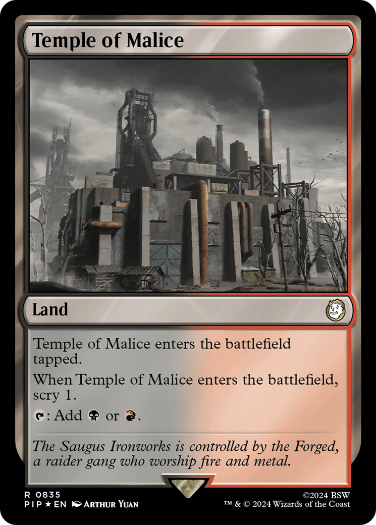 Temple of Malice (Surge Foil) [Fallout] | Mega City Incorporated