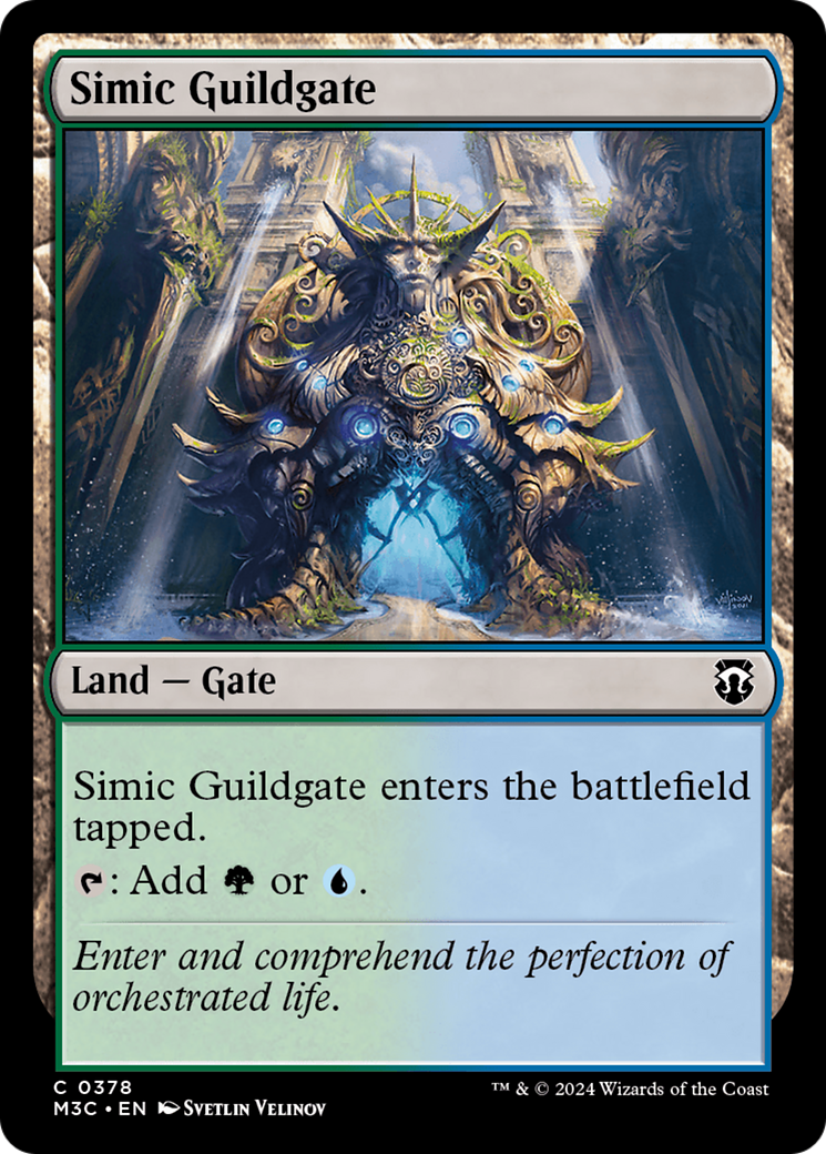 Simic Guildgate (Ripple Foil) [Modern Horizons 3 Commander] | Mega City Incorporated