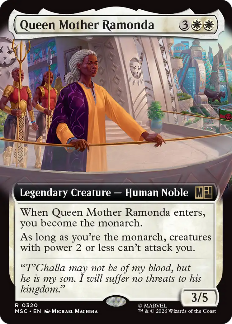 Queen Mother Ramonda (Extended Art) [Marvel Super Heroes Commander] | Mega City Incorporated