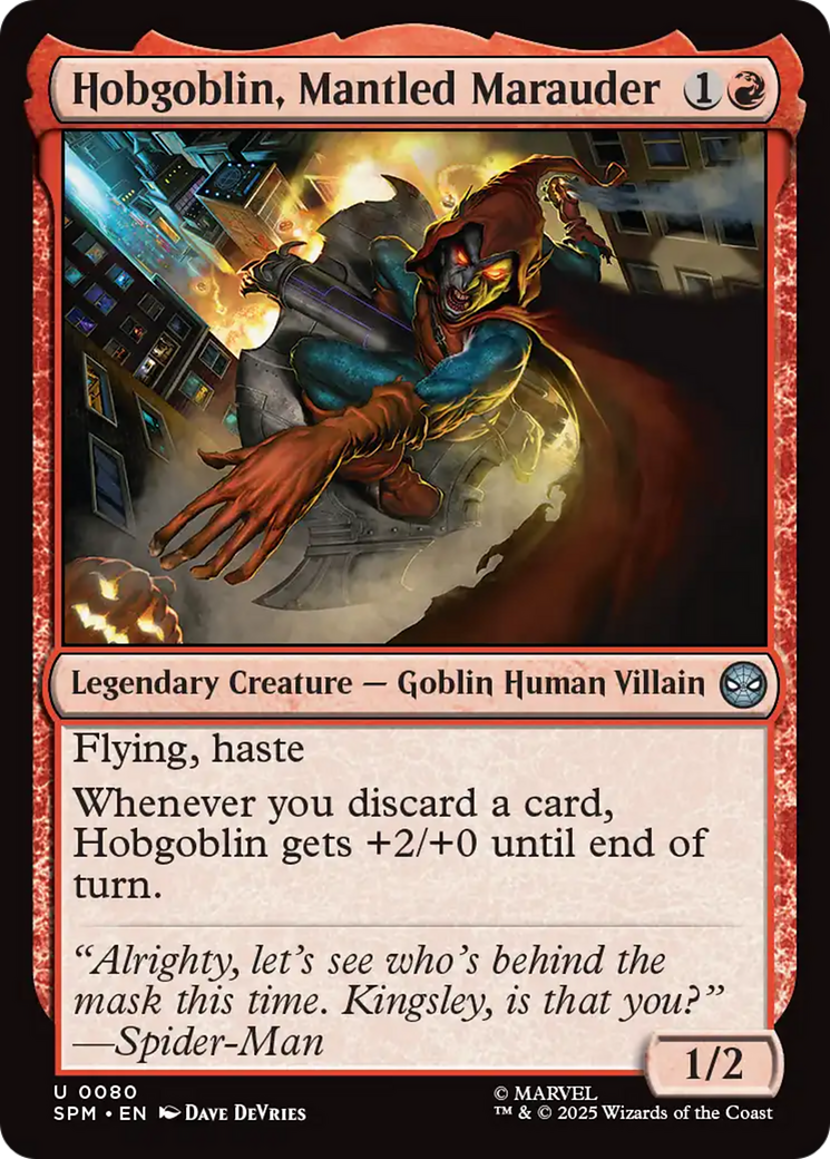 Hobgoblin, Mantled Marauder [Marvel's Spider-Man] | Mega City Incorporated
