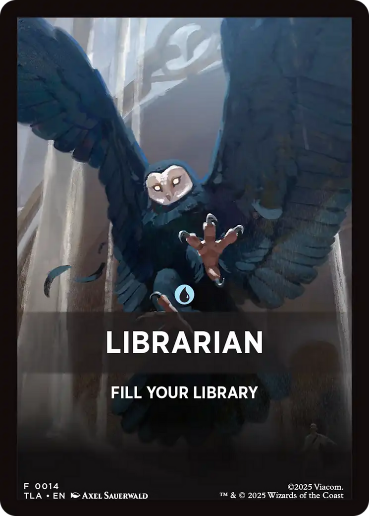 Librarian Theme Card [Avatar: The Last Airbender Tokens] | Mega City Incorporated