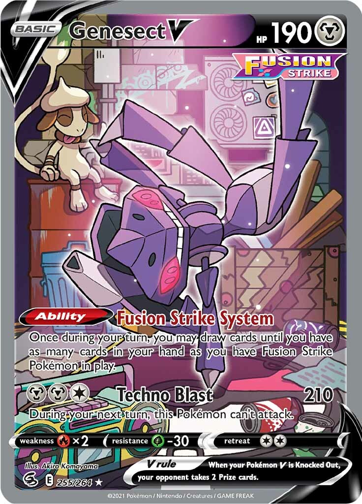 Genesect V (255/264) [Sword & Shield: Fusion Strike] | Mega City Incorporated