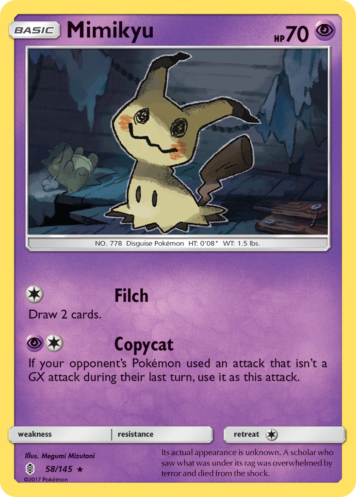 Mimikyu (58/145) [Sun & Moon: Guardians Rising] | Mega City Incorporated