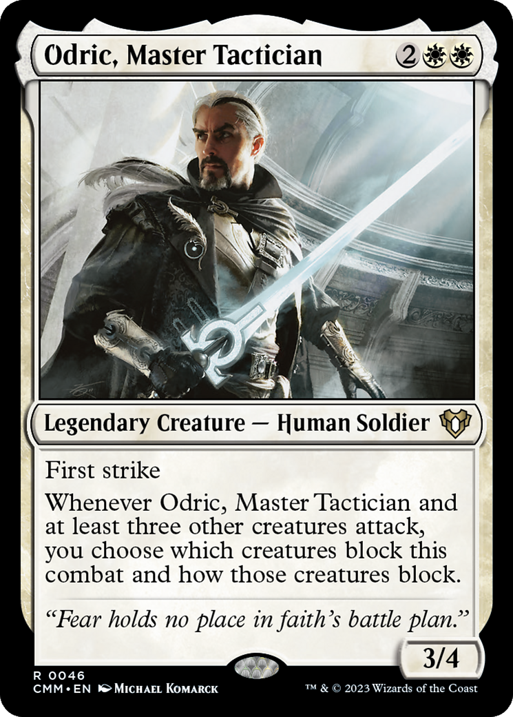 Odric, Master Tactician [Commander Masters] | Mega City Incorporated