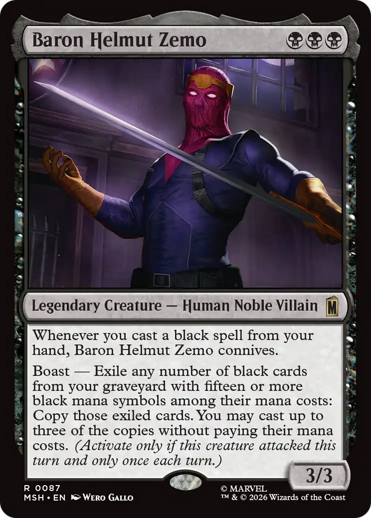Baron Helmut Zemo [Marvel Super Heroes] | Mega City Incorporated