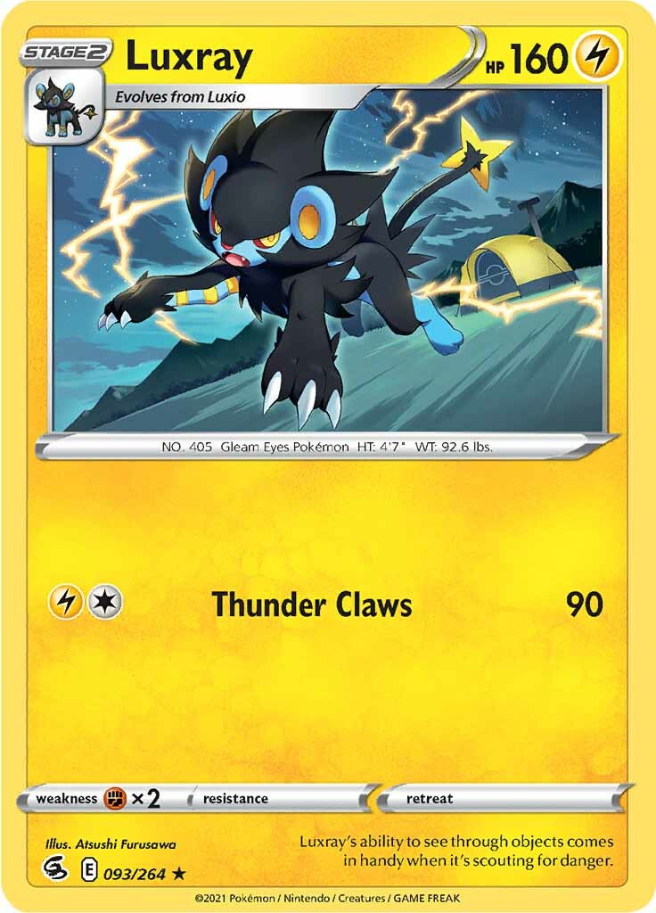 Luxray (093/264) [Sword & Shield: Fusion Strike] | Mega City Incorporated