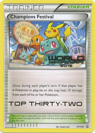 Champions Festival 2016 Top Thirty Two (XY176) [XY: Black Star Promos] | Mega City Incorporated