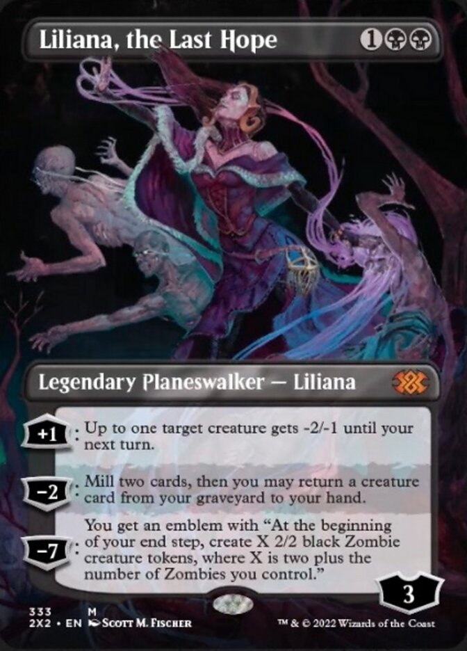 Liliana, the Last Hope (Borderless) [Double Masters 2022] | Mega City Incorporated