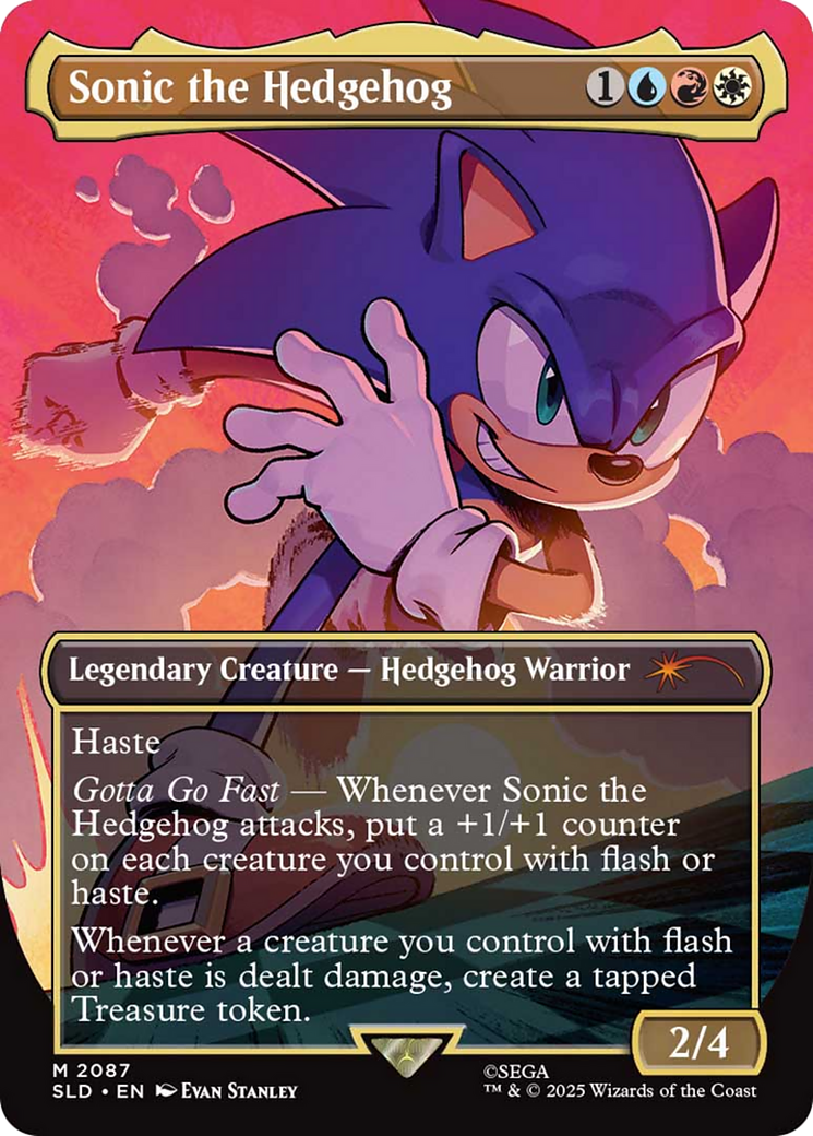Sonic the Hedgehog (Rainbow Foil) [Secret Lair Drop Series] | Mega City Incorporated