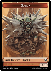 Illusion // Goblin Double-Sided Token [Bloomburrow Commander Tokens] | Mega City Incorporated