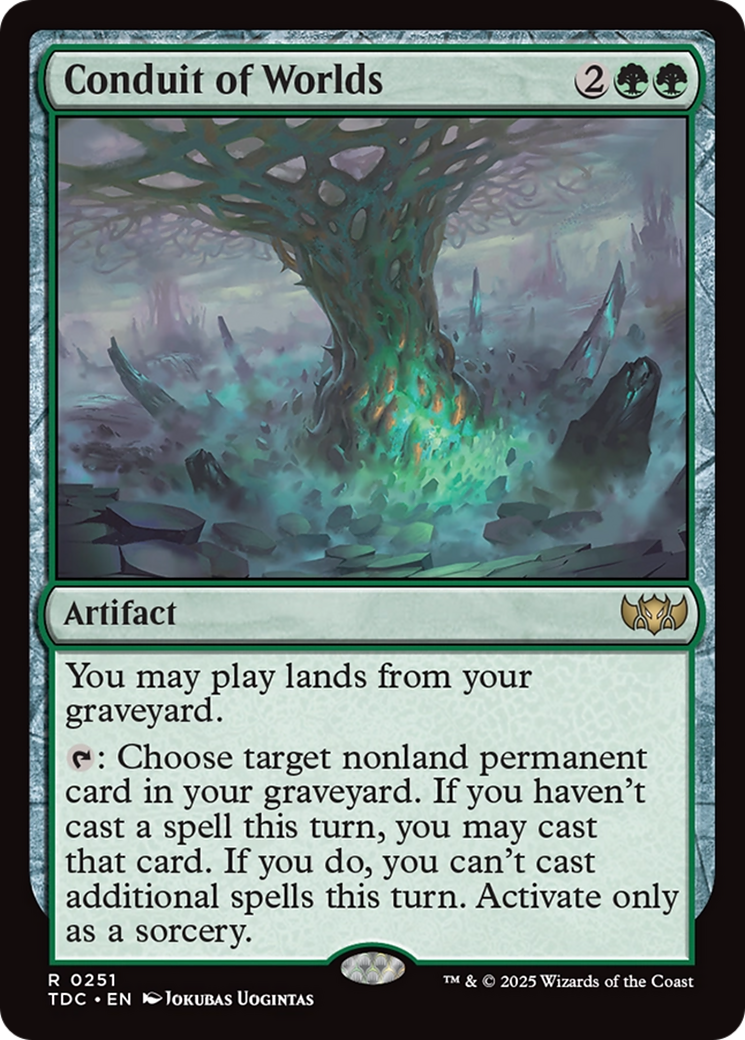 Conduit of Worlds [Tarkir: Dragonstorm Commander] | Mega City Incorporated