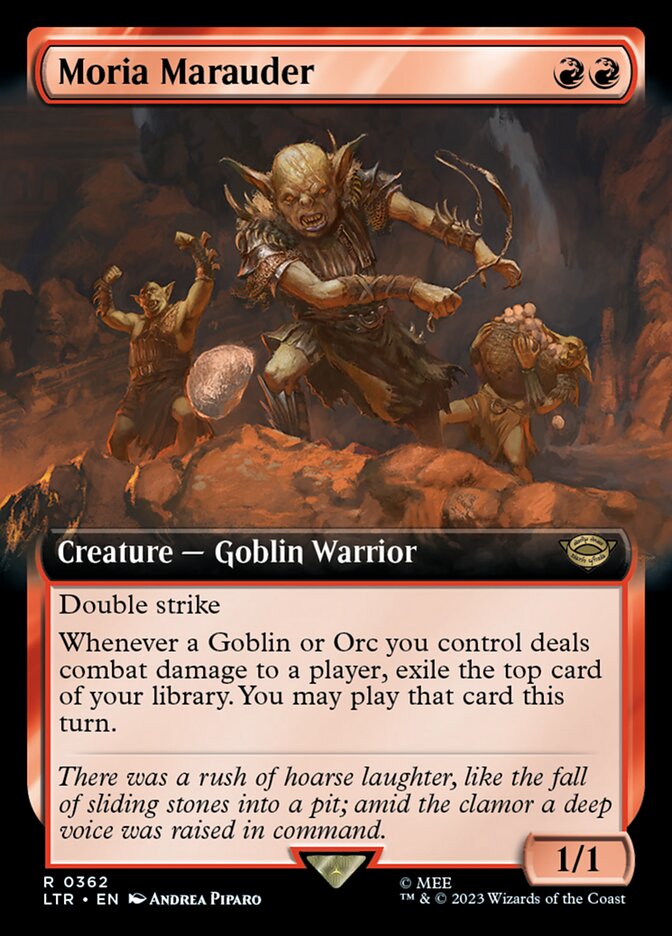 Moria Marauder (Extended Art) [The Lord of the Rings: Tales of Middle-Earth] | Mega City Incorporated