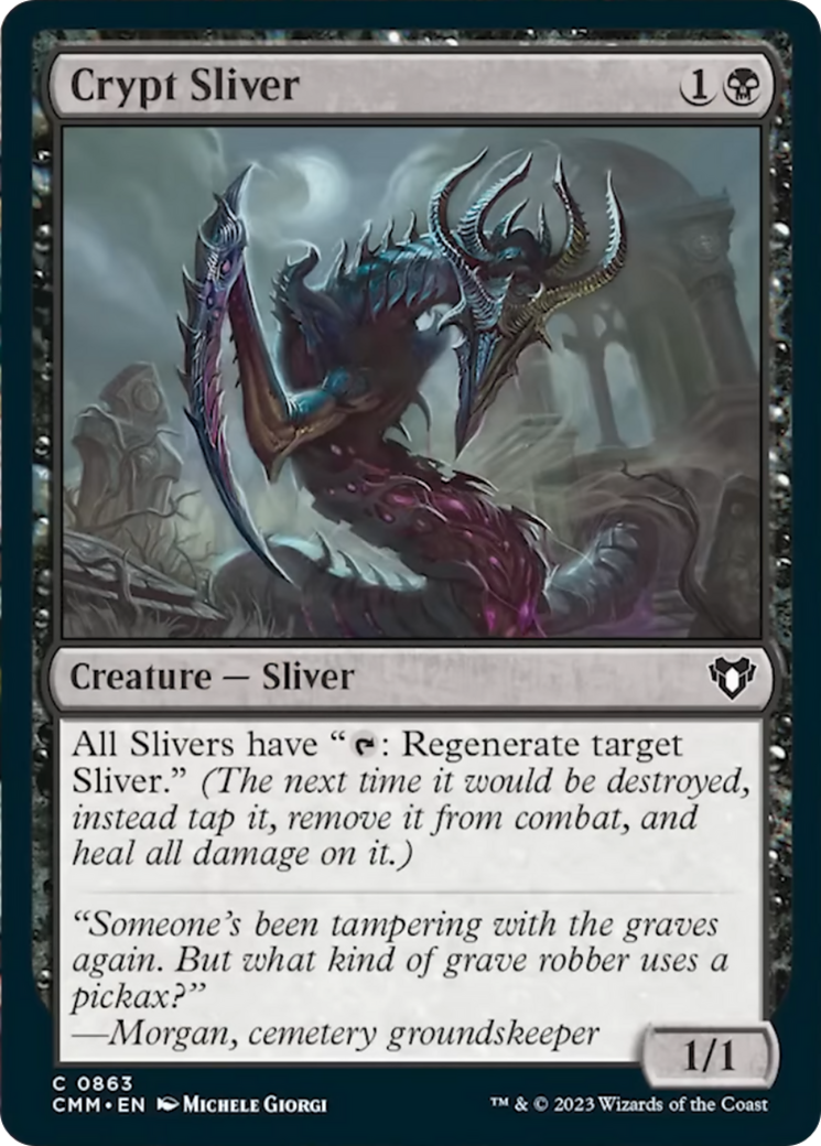 Crypt Sliver [Commander Masters] | Mega City Incorporated