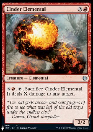 Cinder Elemental [The List] | Mega City Incorporated