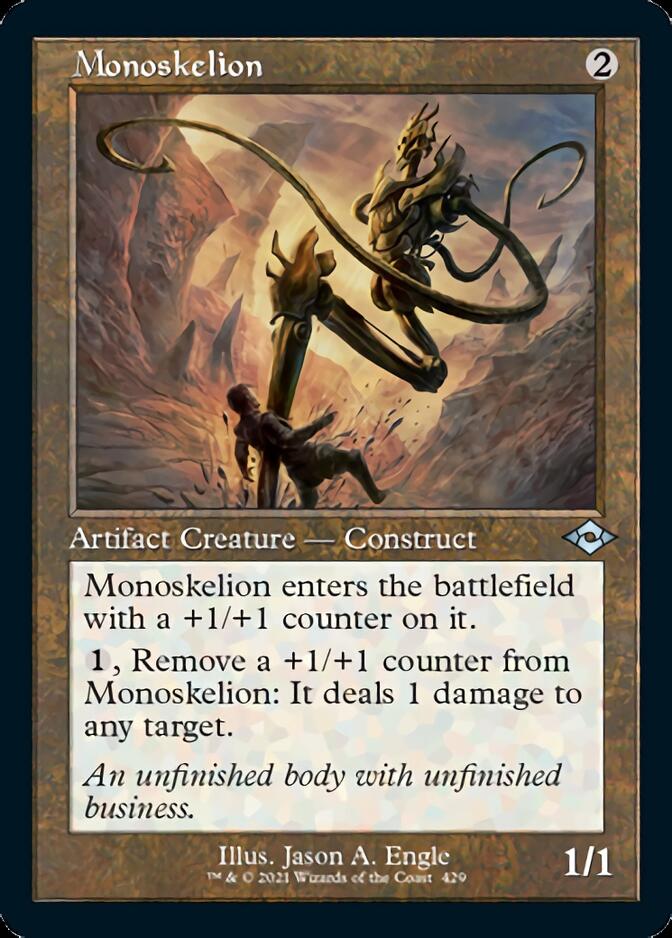 Monoskelion (Retro Foil Etched) [Modern Horizons 2] | Mega City Incorporated