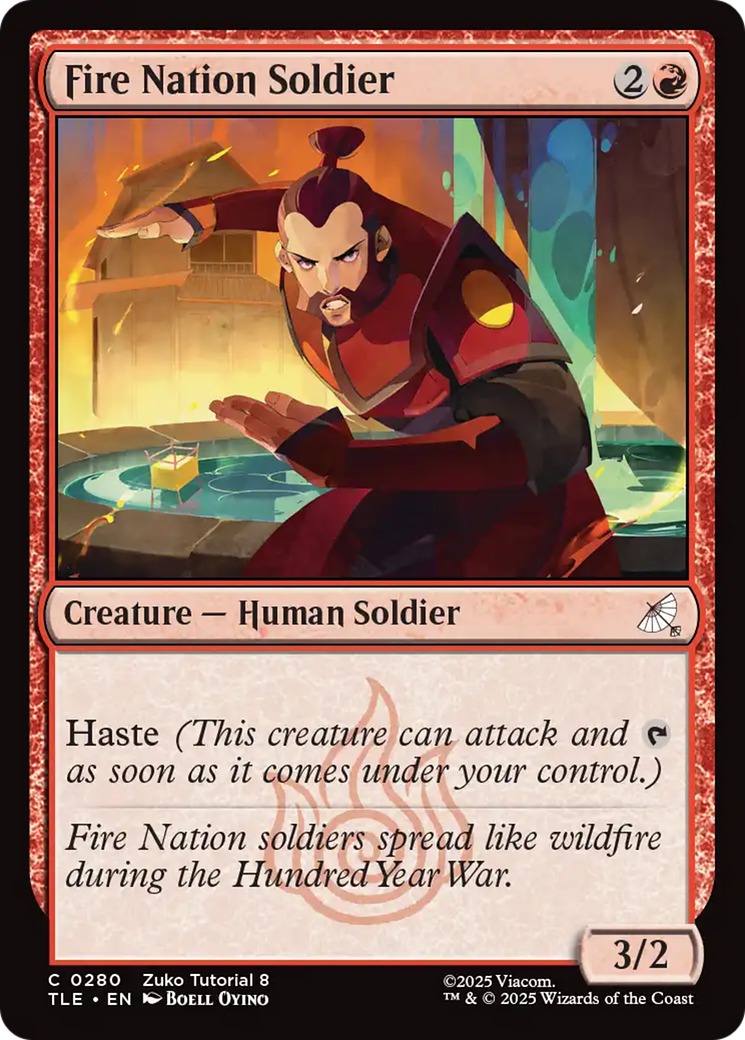 Fire Nation Soldier (0280) [Avatar: The Last Airbender: Eternal-Legal] | Mega City Incorporated