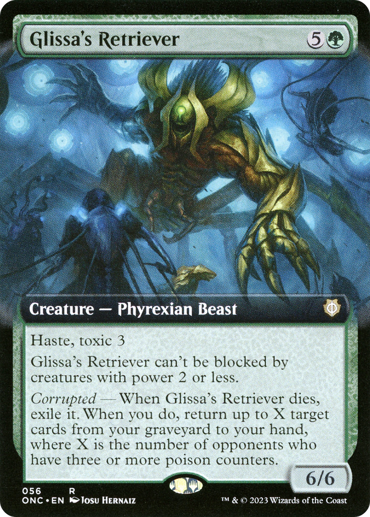 Glissa's Retriever (Extended Art) [Phyrexia: All Will Be One Commander] | Mega City Incorporated