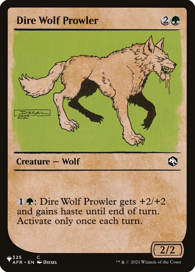 Dire Wolf Prowler (Showcase) [The List] | Mega City Incorporated
