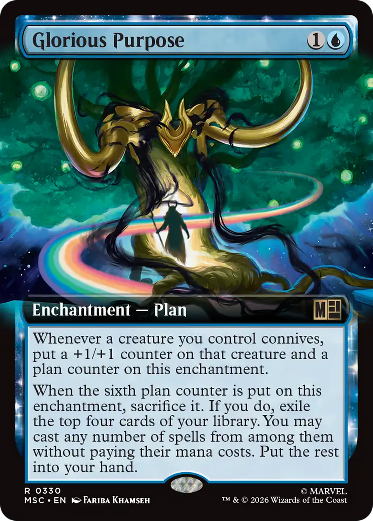 Glorious Purpose (Extended Art) [Marvel Super Heroes Commander] | Mega City Incorporated