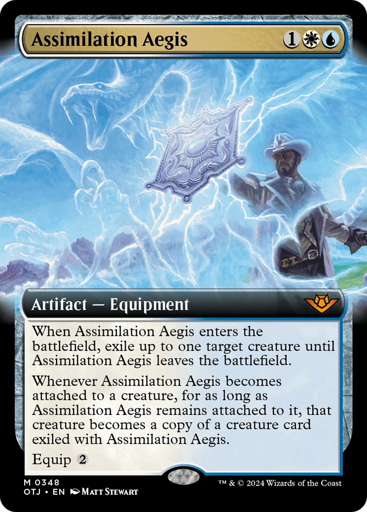 Assimilation Aegis (Extended Art) [Outlaws of Thunder Junction] | Mega City Incorporated