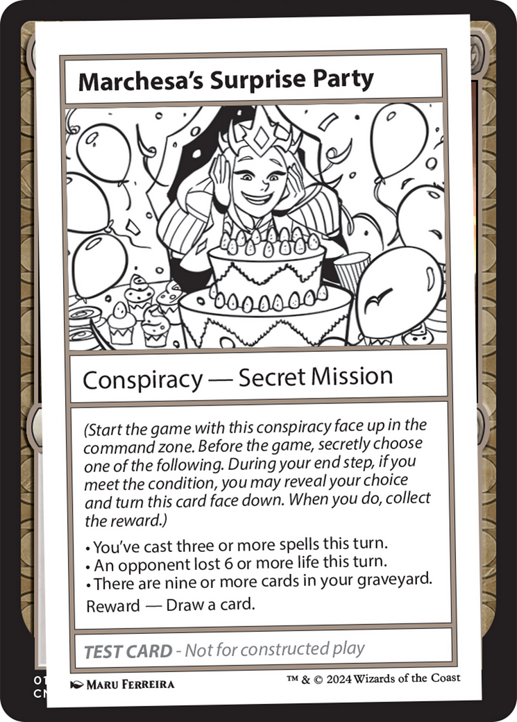 Marchesa's Surprise Party [Mystery Booster 2 Playtest Cards] | Mega City Incorporated