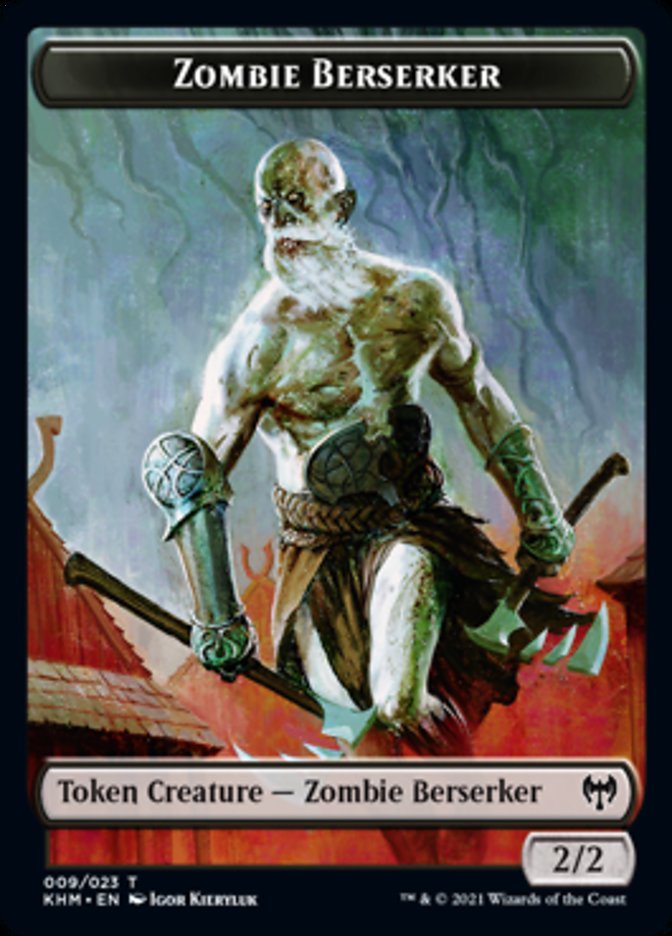 Zombie Berserker Token [Kaldheim Tokens] | Mega City Incorporated