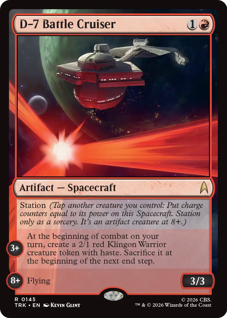 D-7 Battle Cruiser [Star Trek] | Mega City Incorporated