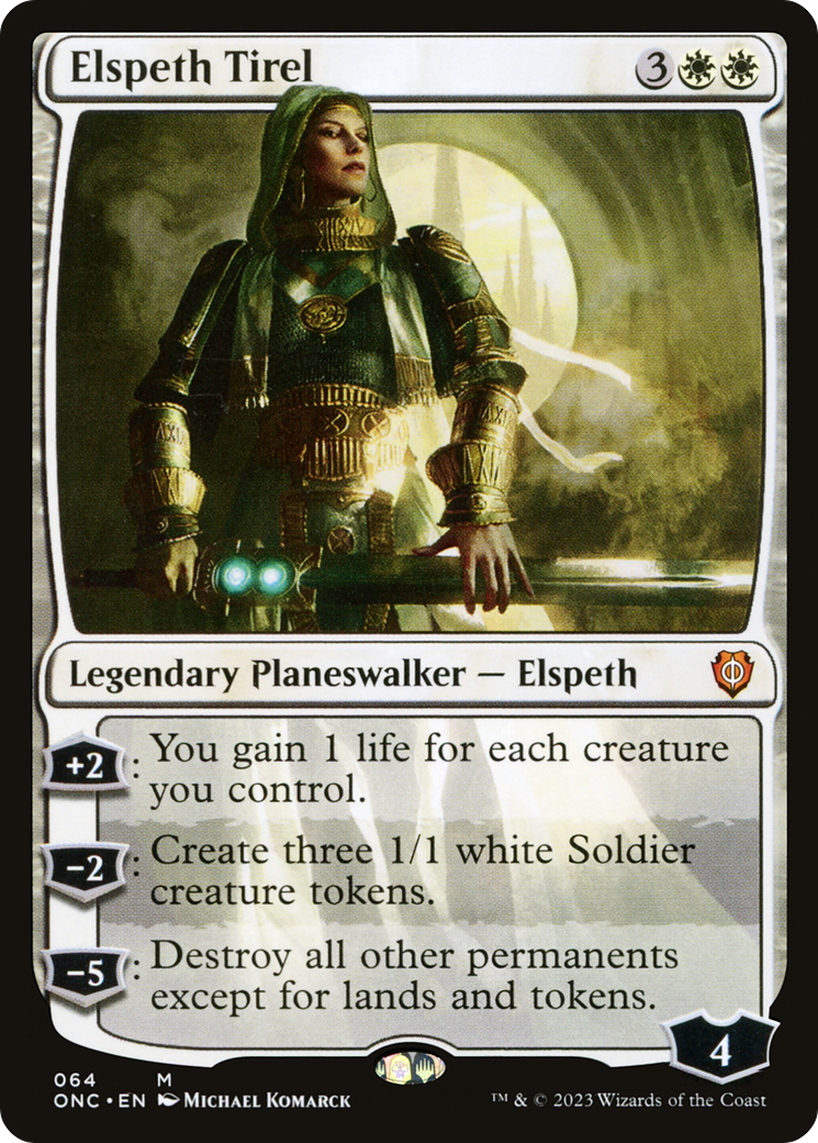 Elspeth Tirel [Phyrexia: All Will Be One Commander] | Mega City Incorporated