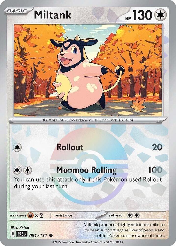 Miltank (081/131) (Poke Ball Pattern) [Scarlet & Violet: Prismatic Evolutions] | Mega City Incorporated